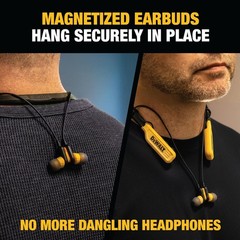DEWALT DXMA1902091A Jobsite Pro Wireless Neckband Earphones Bluetooth