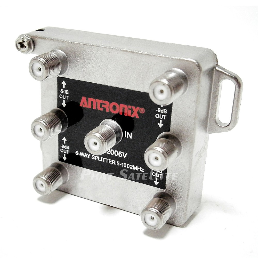 Antronix 6-way RG6 Splitter Coaxial Signal CMC2006V Cable HDTV 1GHz 1002MHz