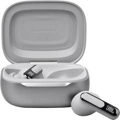 JBL Live Beam 3 Noise-Canceling True Wireless Earbuds (Silver)