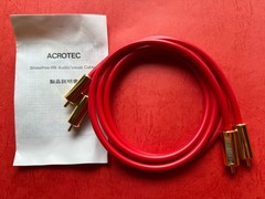 ACROTEC 6N-A2050 Analog Interconnect Cable 1.0m RCA USED JAPAN acrolink audio