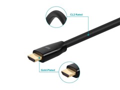 Monoprice 4K Certified High Speed HDMI Cable – 4K60Hz, 18Gbps, HDR, CL2 Rated,