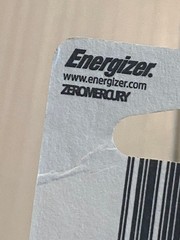 [4pack] Energizer Hearing Aid Batteries Size 10, Yellow Tab, 6 battery per pack.