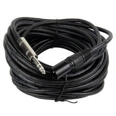 50ft XLR Male Cable Quarter Inch Stereo to 3-Pin Female Cables Audio Mixer Cable