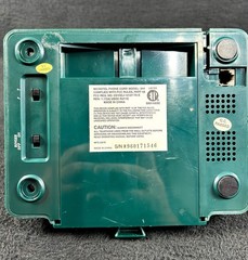 Vintage Desk Telephone Touch Tone Rotary Green Microtel Untested With Drawer