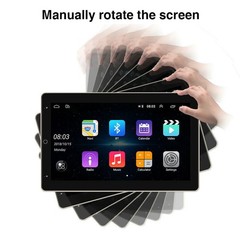 32G Rotatable Car Stereo Radio 2 DIN 10″ Android 13 Touch Screen GPS Wifi Navi