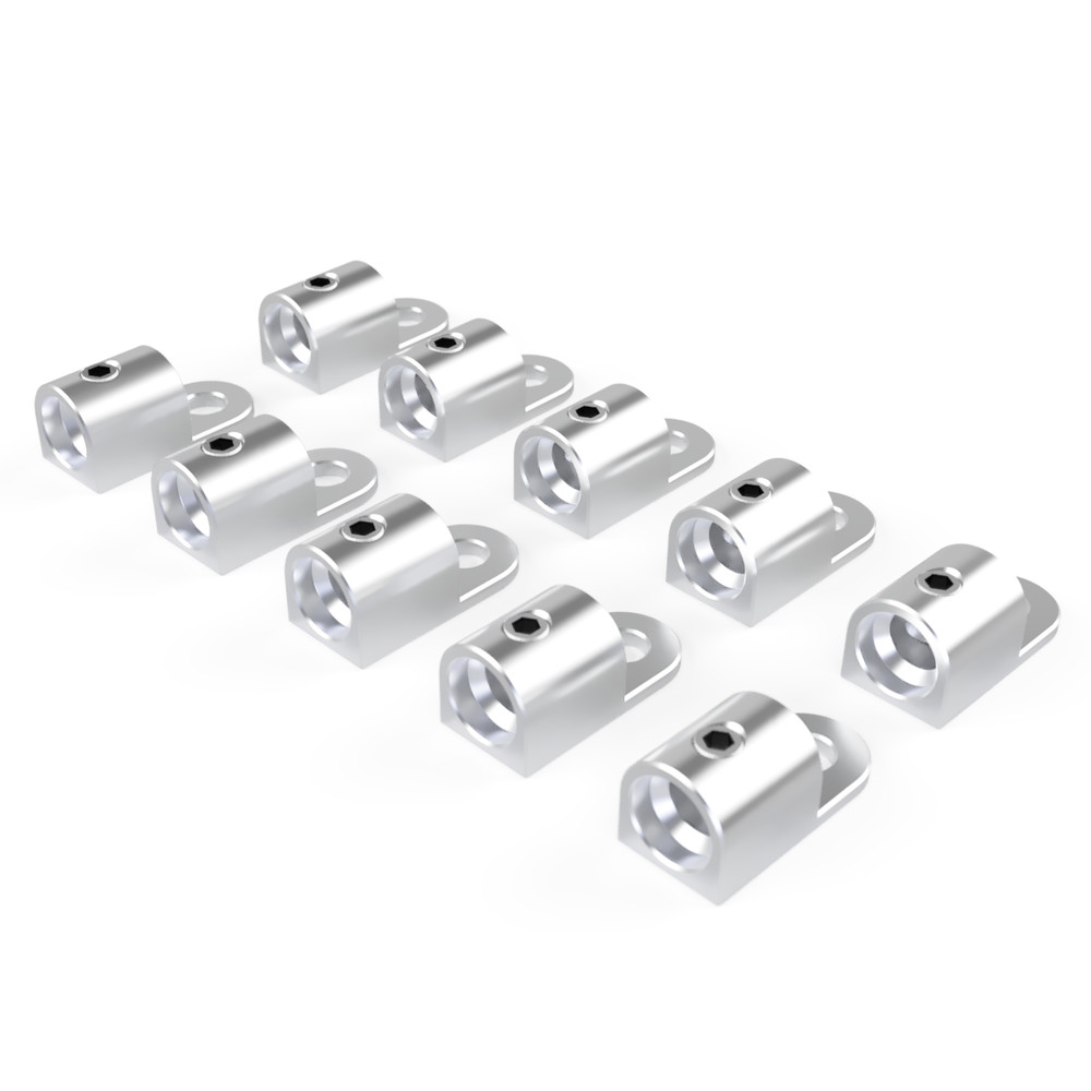 Lot 2/0 (Oversized 1/0 car audio wire) Reusable Set Screw Lugs 3/8″Mounting Hole