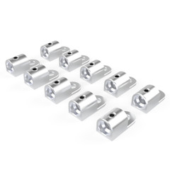 Lot 2/0 (Oversized 1/0 car audio wire) Reusable Set Screw Lugs 3/8″Mounting Hole