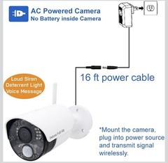 2 New CasaCam GuardianCams Deluxe (AC Powered 1080p Night Vision w/ Power Units)