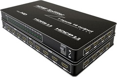 HDMI Splitter 1 in 16 Out – 4K@60Hz, HDMI 2.0, HDCP 2.2, 18Gbps, Plug & Play