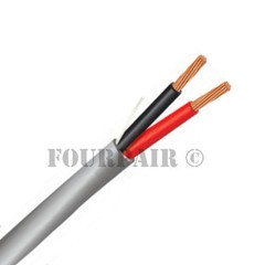 22/2 Security Alarm Wire Cable Stranded Shielded 2 Conductor 22 AWG CL3R 1000ft