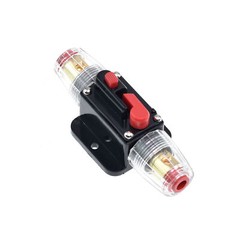1pc Reset Inline Fuse Holder DC Circuit Breaker 4 8 GA AWG 12v 50A Amp Car Audio