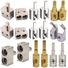 Car Audio AMP Gauge Ground Wire Pin AWG Input Wire Reducer Connector Terminal