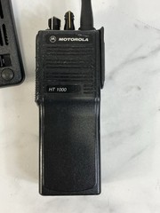 Lot of 2 HO1KDC9AA3DN Motorola HT1000 Radio & One Charger. See Description