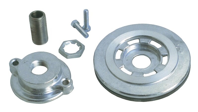 TRANSDAPT 1024 Oil Filter By-Pass Plate; 56-97 Chevy V8 With Canister Style Oil