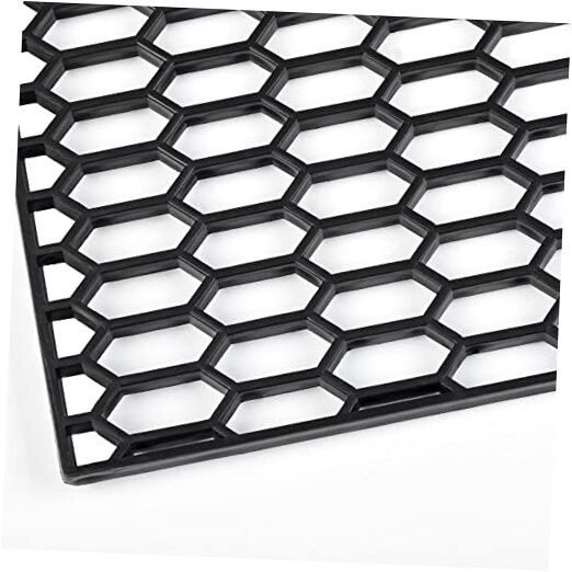 47″x16″ ABS Plastic Universal Car Grill Mesh, 11x30mm Honeycomb Black ABS