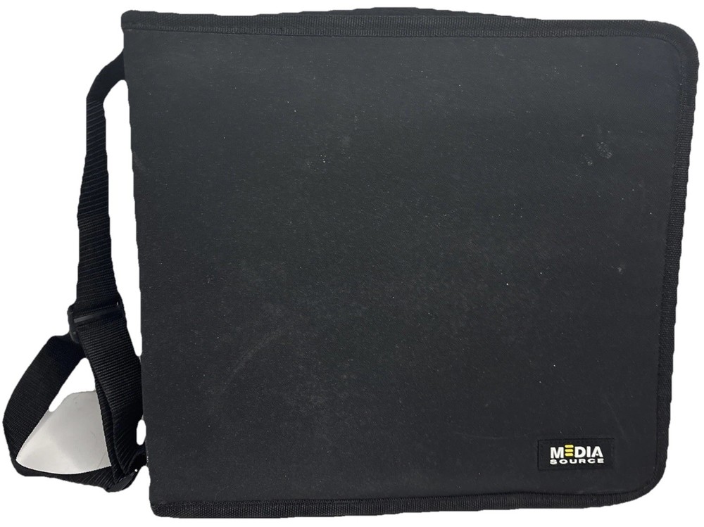 Media Source CD Case 25 Sleeve 200 Disc Capacity Binder—Used—SHIPS IN 24 HOURS—
