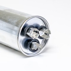Supco Capacitor Round Dual Run 20 + 15 uf mfd 370/440 Volts for HVAC Motors