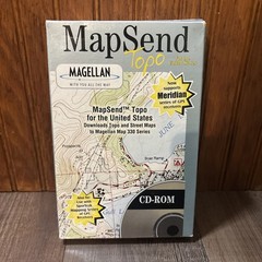 Magellan MapSend Topo For The United States CD-ROM Software W PC Cable