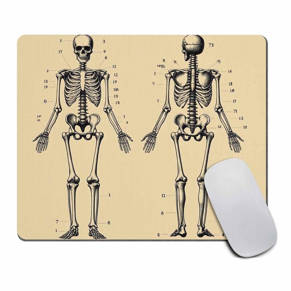 Human Skeleton Mouse 9.5 inches x7.9 ( 240 mm x 200 x 3 ), PP-40
