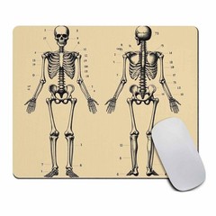 Human Skeleton Mouse 9.5 inches x7.9 ( 240 mm x 200 x 3 ), PP-40