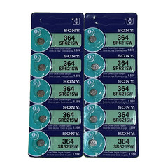 [Exp 10/2032] 10 SONY 364 SR621SW Watch Coin Button Cell Battery Ships from CA