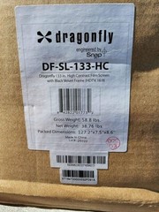 Dragonfly High Contrast Projection Screen Black Velvet Frame DFSL 133 HC HD 16:9