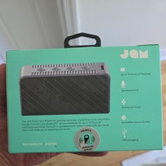 Jam Wireless Speaker Street Mini Gray IPX4 Splash Proof Speakerphone New in Box