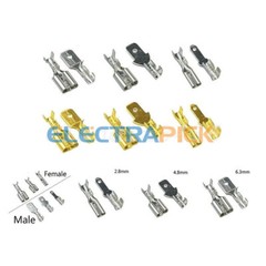 900X Assortment Male Female Spade Terminals Electrical Wire Crimp Connectors Kit