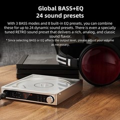 FiiO DM15 Portable CD Player 24Bit R2R DAC 1150mW Bluetooth aptX HiFi (Black)