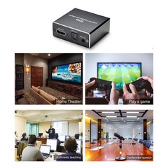 4K * 2K HDMI Stereo Audio Video Extractor Converter HDMI+ Optical SPDIF 3.5mm n