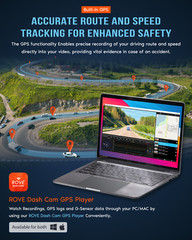 [Open Box] ROVE R2-4K Dual Dash Cam | Returned Item within their 1st 30-days
