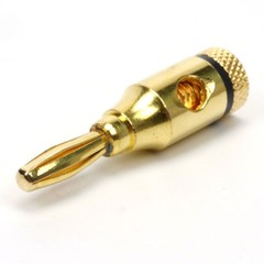 12pcs 24k Gold Plated Musical Speaker Cable Wire Pin Banana Plug Connector B5 US