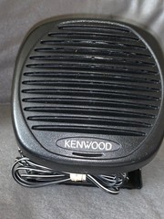 Set of 2 Kenwood KES-5 External Speakers (1 used 1 un-used) & 1 Cobra CA-73 mic