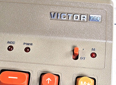 VTG Desktop Calculator Printer VICTOR 660 AC Corded Office Printing Calculator