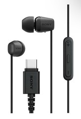Sony IER-EX15C/B USB-C Wired In-Ear Stereo Earbud Headphones (Black)