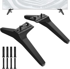 Durable ABS TV Stand Legs Replacement for Selected LG Televisions – Modern Black