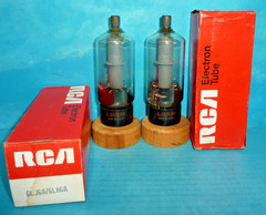 2 RCA 6LJ6A/6LH6A Tubes Grey Plates Halo Getters Tested