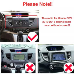 Android 15 Apple Carplay For Honda CRV CR-V 2012-2016 Car Stereo Radio Navi WIFI