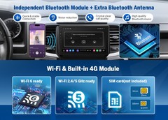 Eonon 6+64G Android 13 Radio DGRMX6S2 for RAM 1500 2013-2018 Split Screen DSP BT