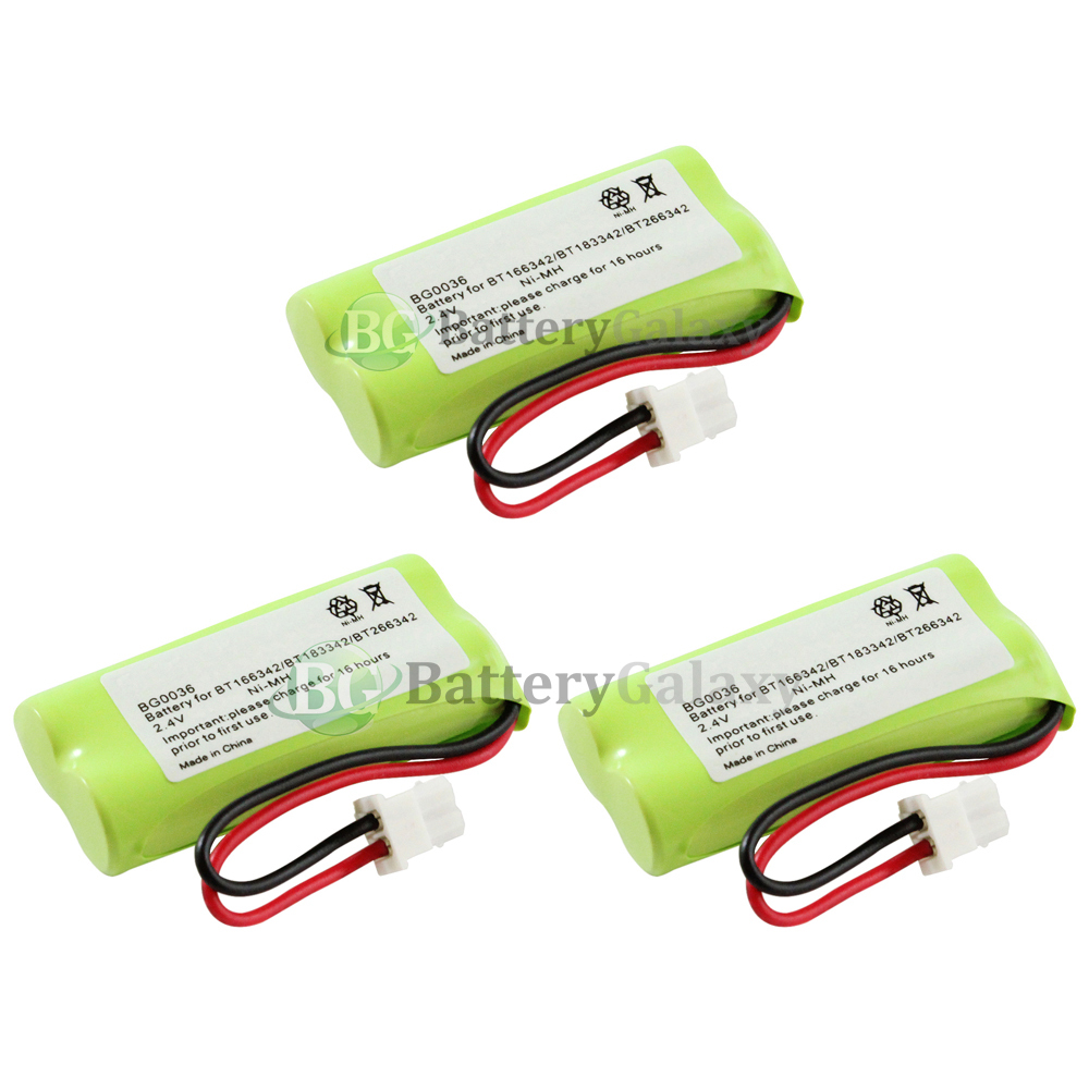 3 NEW OEM BG0036 BG036 Cordless Home Phone Rechargeable Replacement Battery Pack