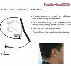 3.5mm RECEIVER/LISTEN ONLY Headset Earpiece For Two Way Portable Radios