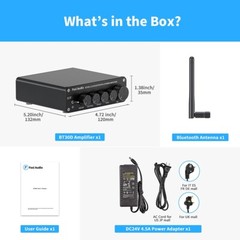 Fosi Audio BT30D Mini Bluetooth Audio Receiver Amplifier 2.1 Channel Amp 100W