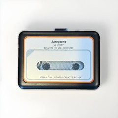 Cassette Player Vintage Walkman Style With Speakers – Cassette to MP3 Conversion