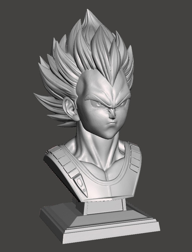 Vegeta Bust w/Stand – Dragon Ball Z Anime Gift – Gift for Gamer – Dad Gift Idea