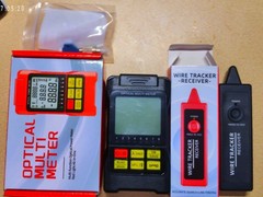 Portable 5-in-1 Fiber Optic Cable Tester with Optical Power Meter, Cable Finder,
