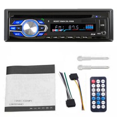 Car Head Unit FM AUX USB Bluetooth with DVD CD Single 1 Din Car Radio MP3 Player