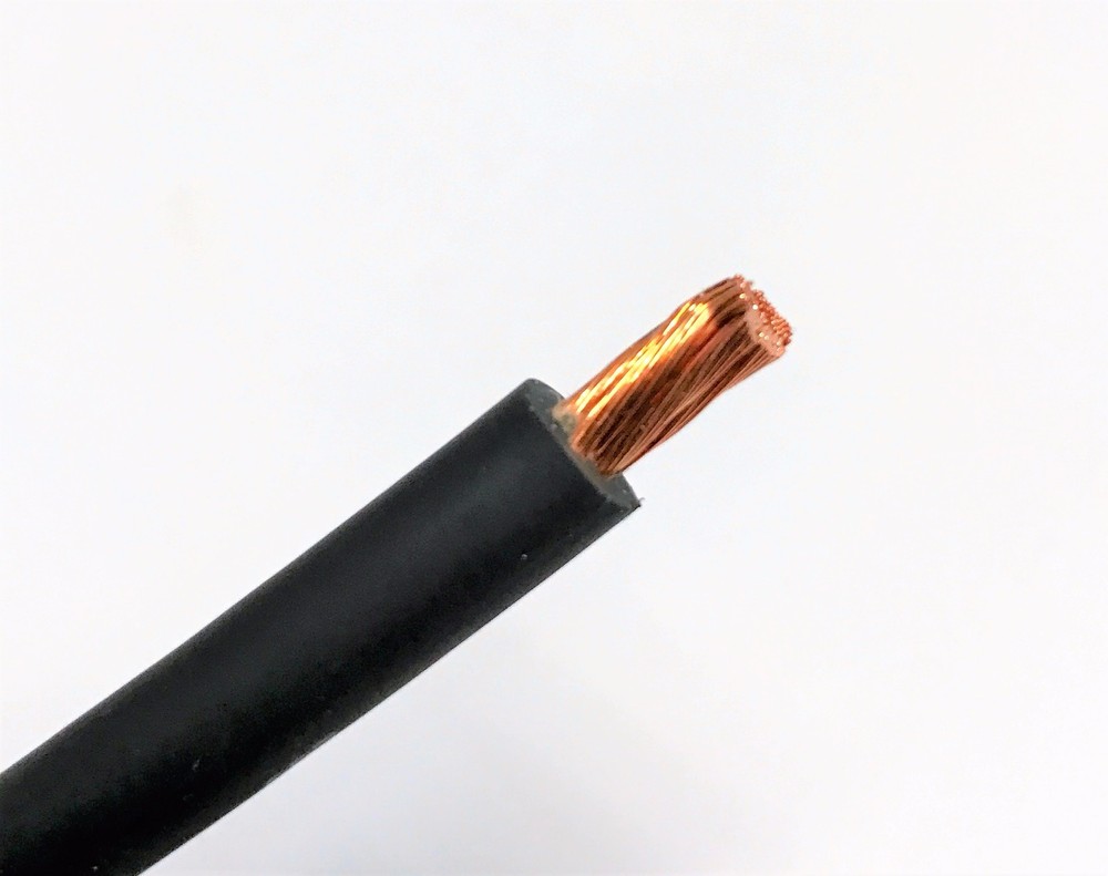 40′ FT 8 AWG GAUGE WELDING & BATTERY CABLE BLACK USA COPPER