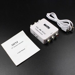 Bi-Directional 2-Way NTSC To PAL+PAL To NTSC Video TV System Converter Adapter
