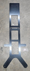CUSTOM TV LIFT BRACKET 50″ HINGED 2 PC SET PAINTED BLACK SEE PICS FOR DIMENSIONS
