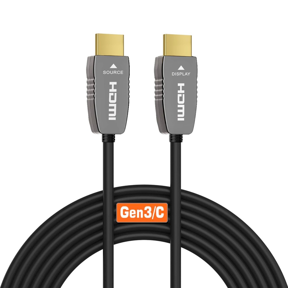 RUIPRO 8K HDMI Fiber Optic Cable 85FT CL2 Rated 48Gbps Used for RTX4080 PS5